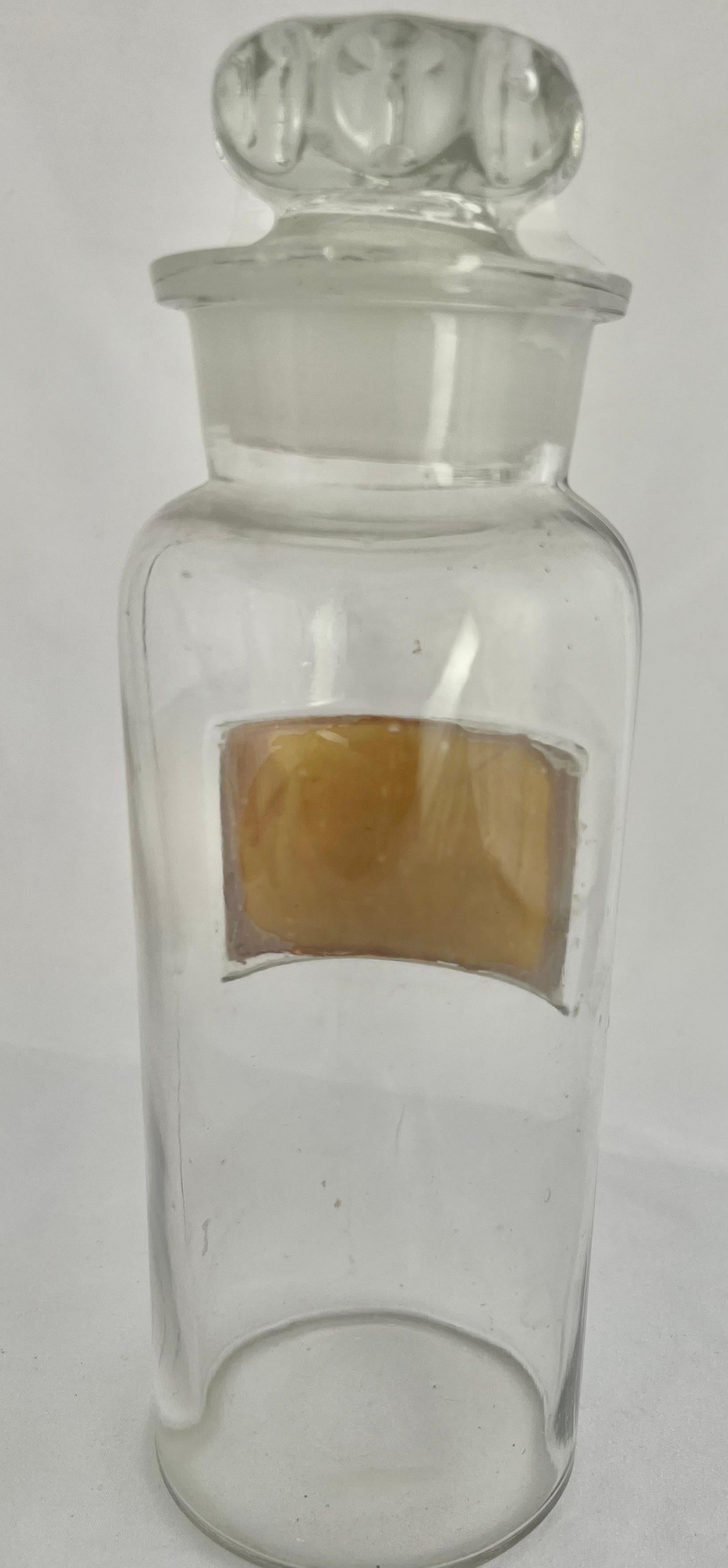 Set of Three English Apothecary Bottles 11
