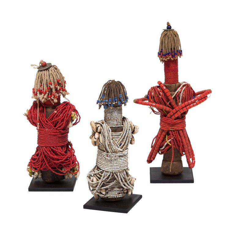 Set of Three Fali Ham Pilu Fertility Dolls at 1stDibs