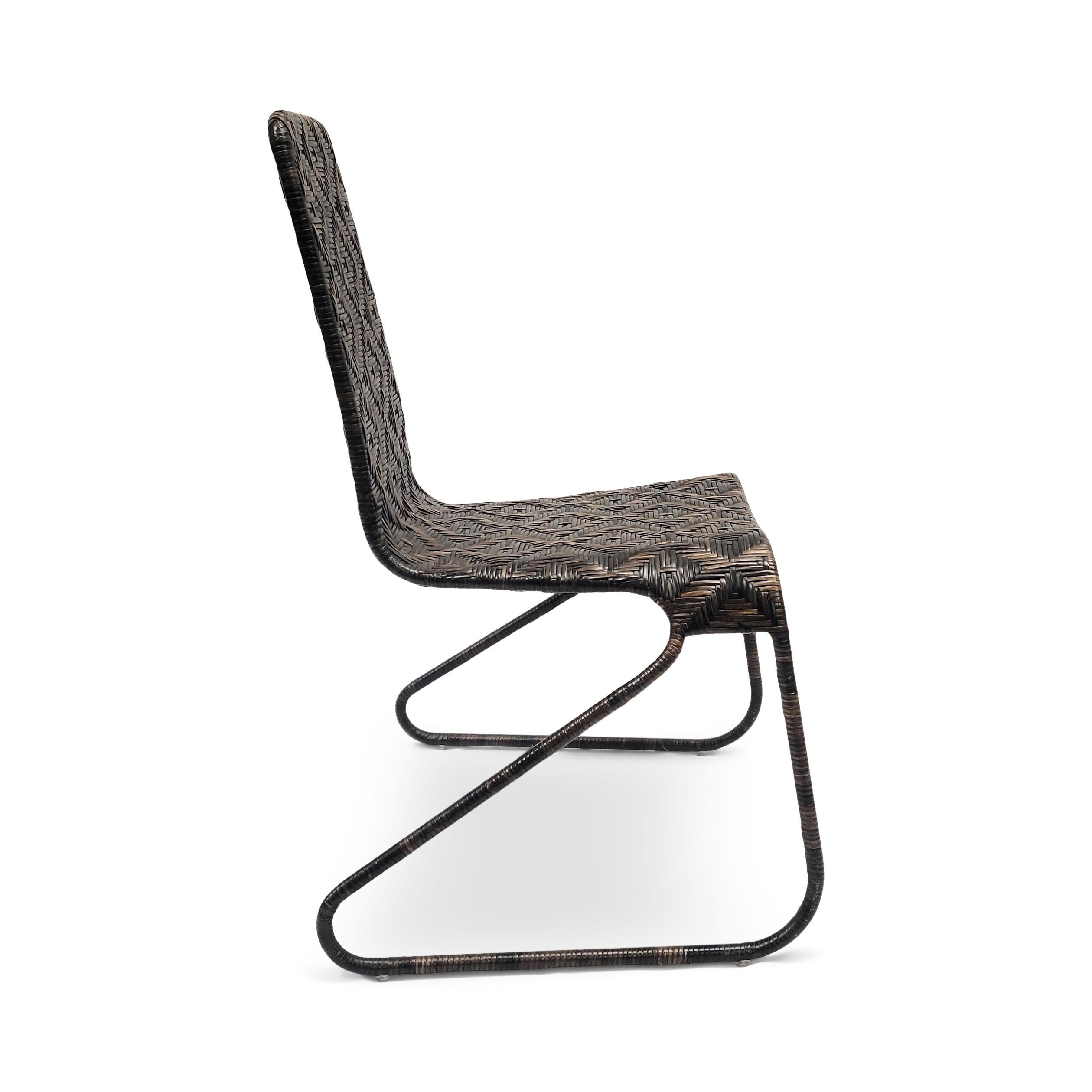 Ensemble de trois chaises Flo et table à manger par Patricia Urquiola pour Driade en vente 2