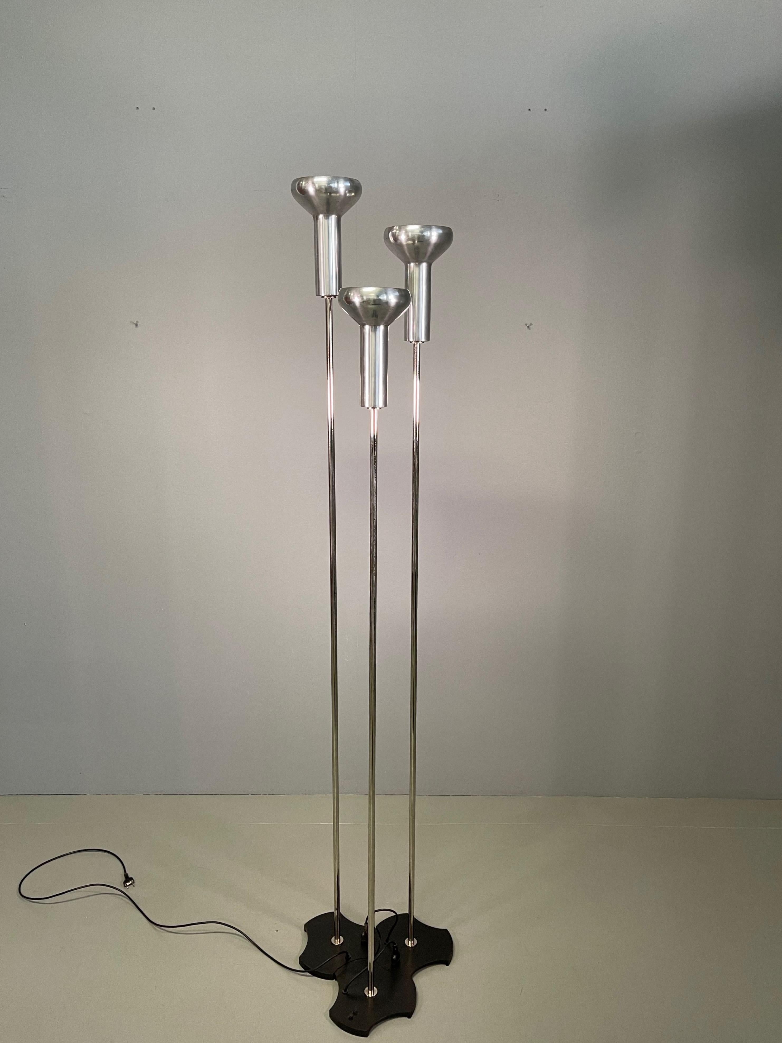 20th Century Set of Three Floor Lamps 1073 by Gino Sarfatti by Arteluce