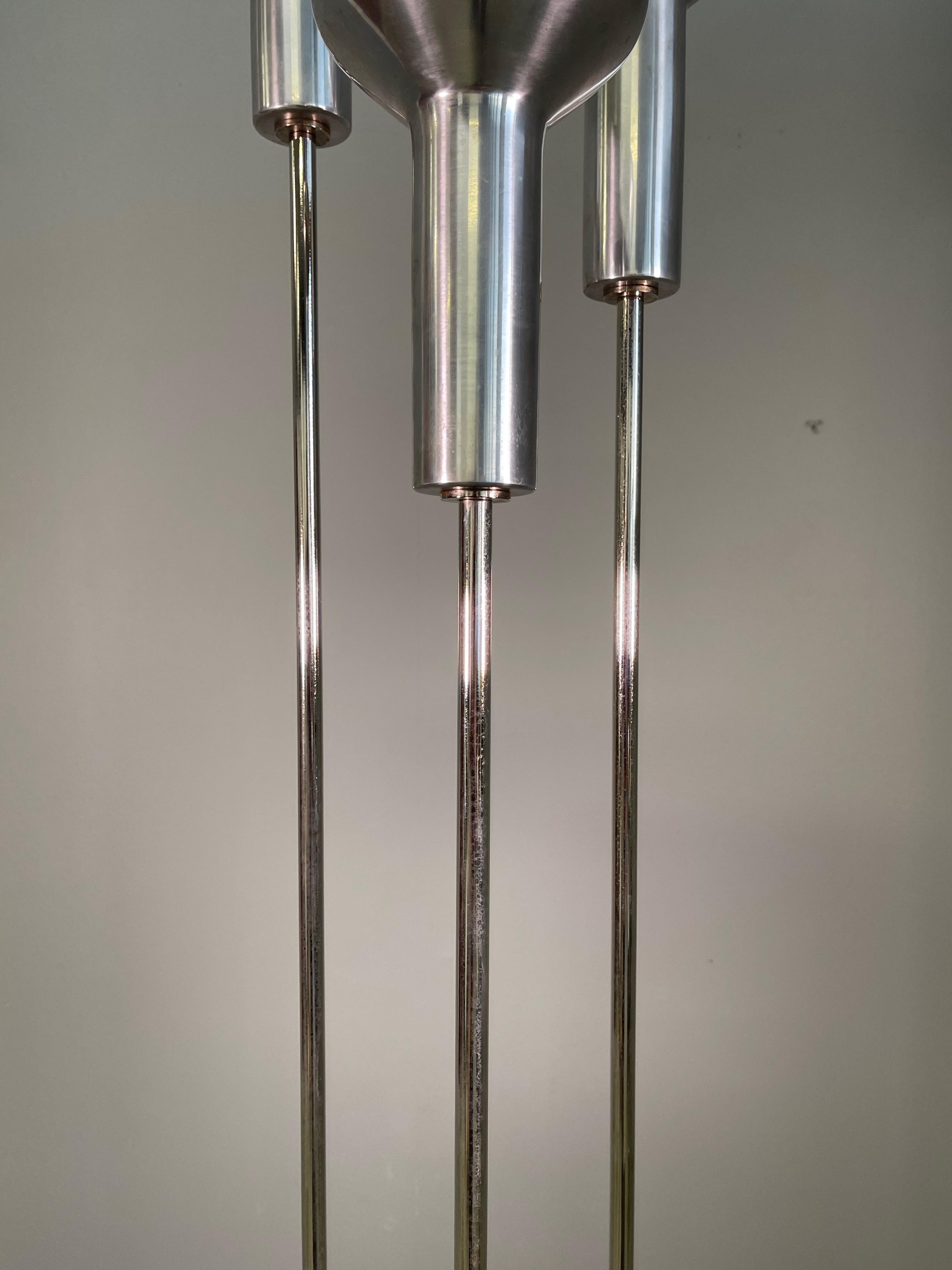 Set of Three Floor Lamps 1073 by Gino Sarfatti by Arteluce 1