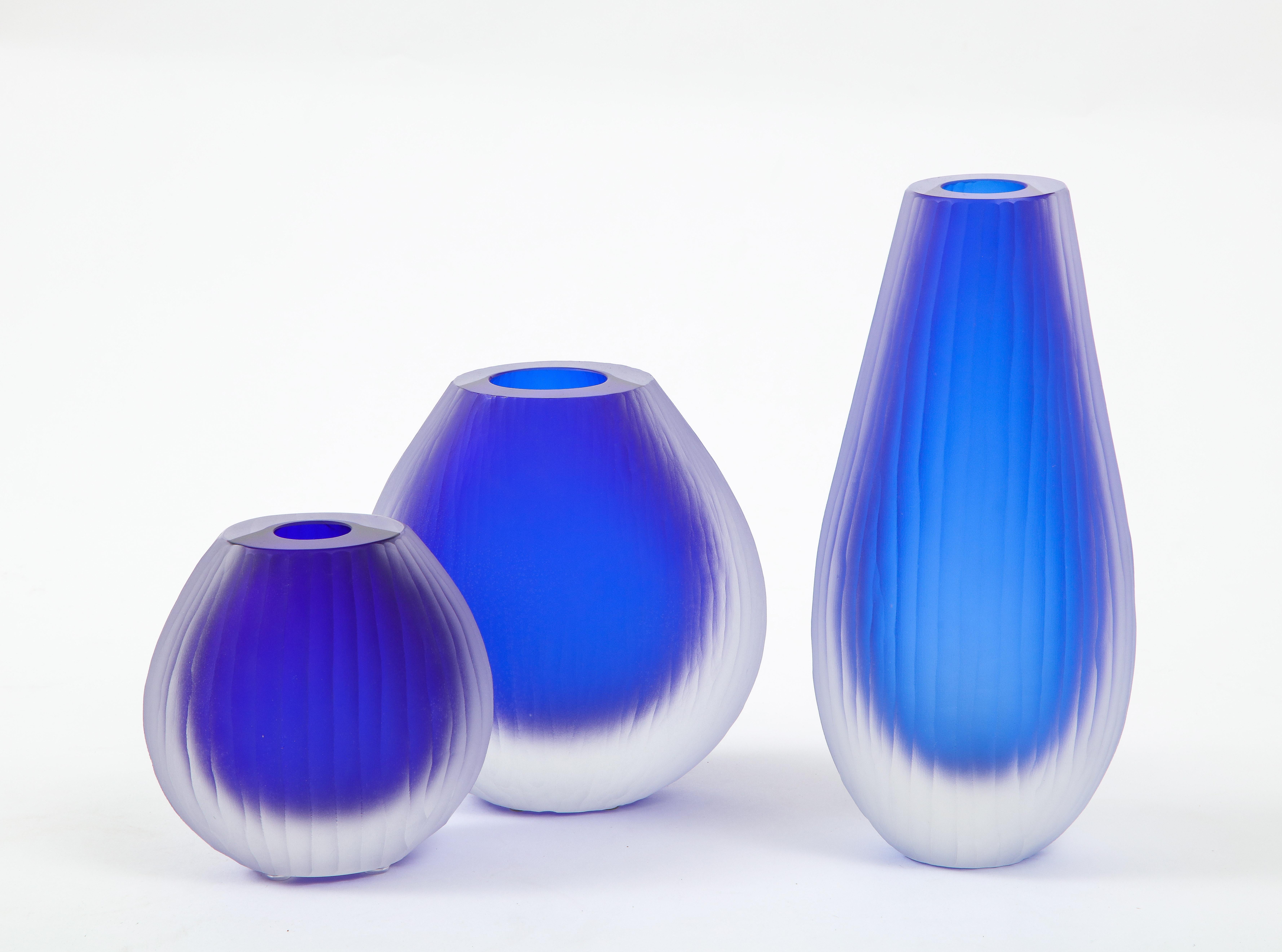 cobalt blue vases