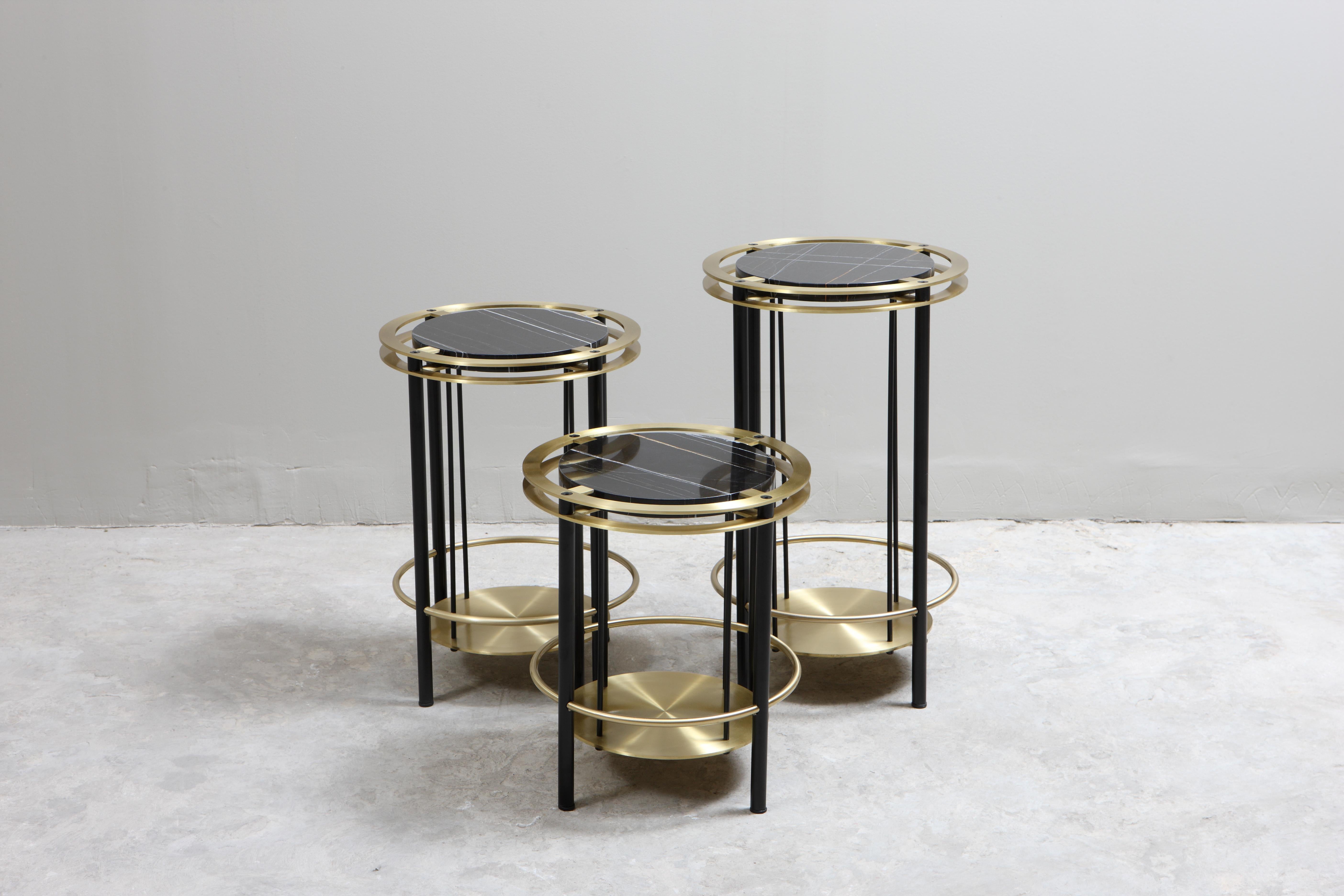 Set of three frame side tables

The third iteration of the Frame Collection, 