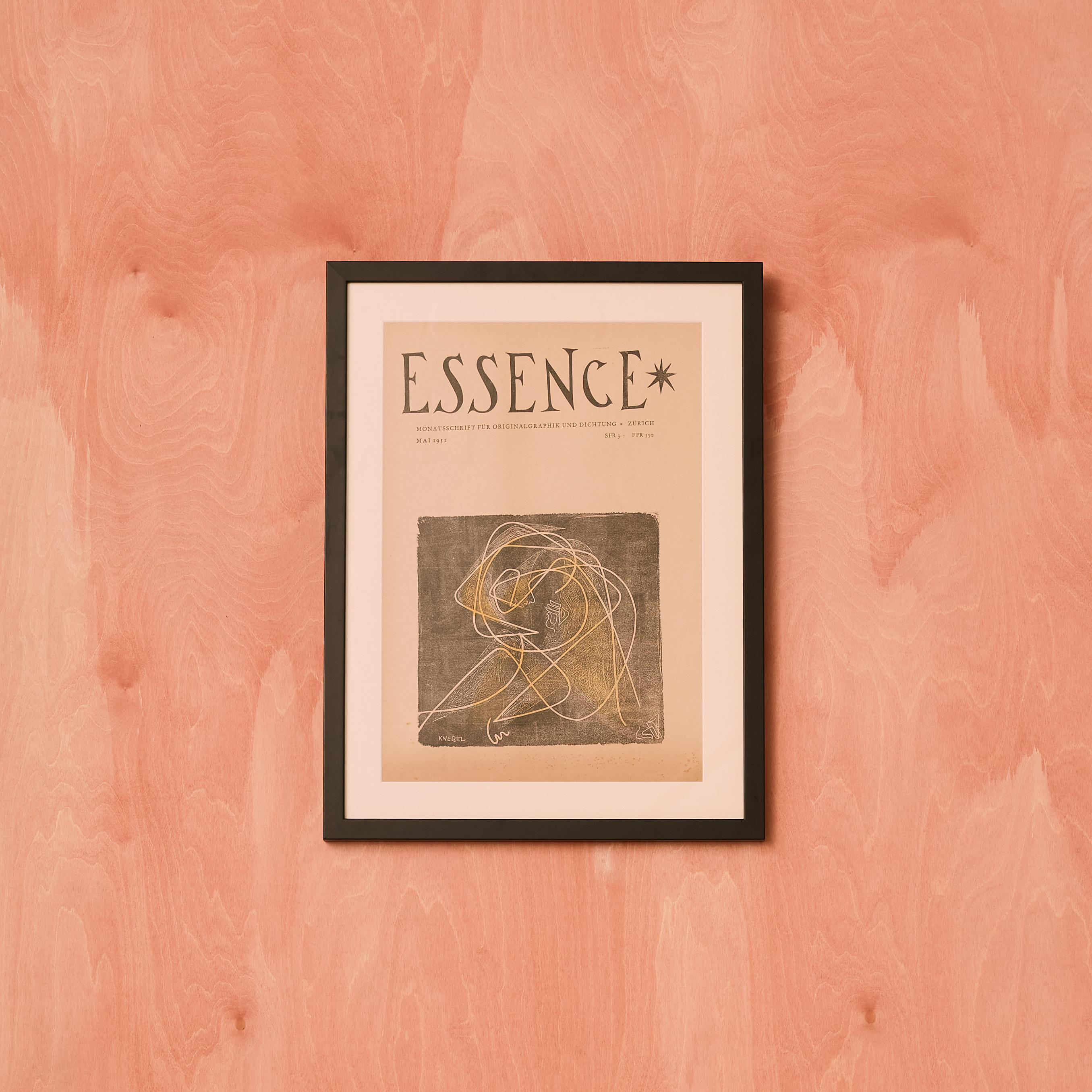A set of three framed posters for 'Essence*