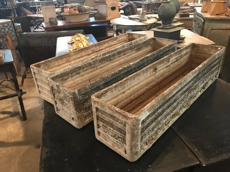 Set of Three French Art Deco Style Jardinières at 1stdibs