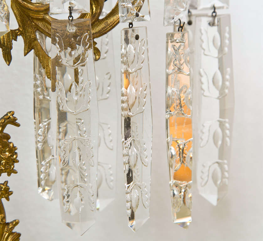 XX secolo Set di tre candelabri francesi in stile Belle Époque in vendita