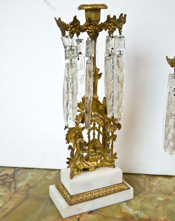 Set of Three French Belle Époque Style Candelabras For Sale 3