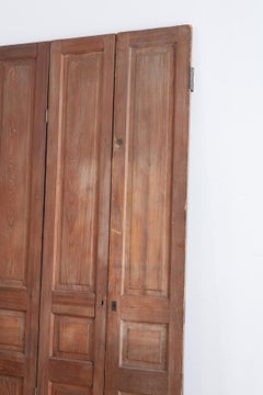 Set of Three French Folding Panel Door Screen