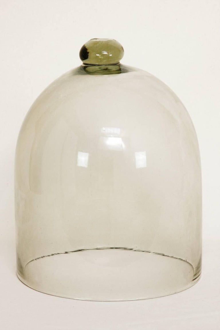 Set of Three French Glass Garden Cloches at 1stDibs