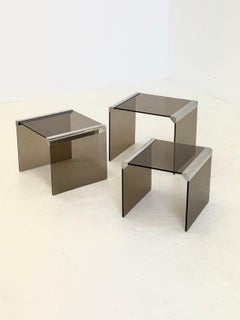 Lot de trois tables d'appoint Tris T35 de Gallotti & Radice