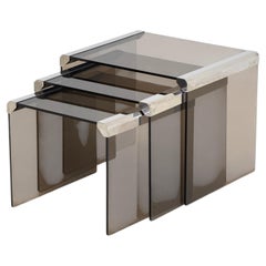 Lot de trois tables d'appoint Tris T35 de Gallotti & Radice