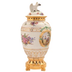 Set of Three German 19th Century KPM Porcelain Garniture Set