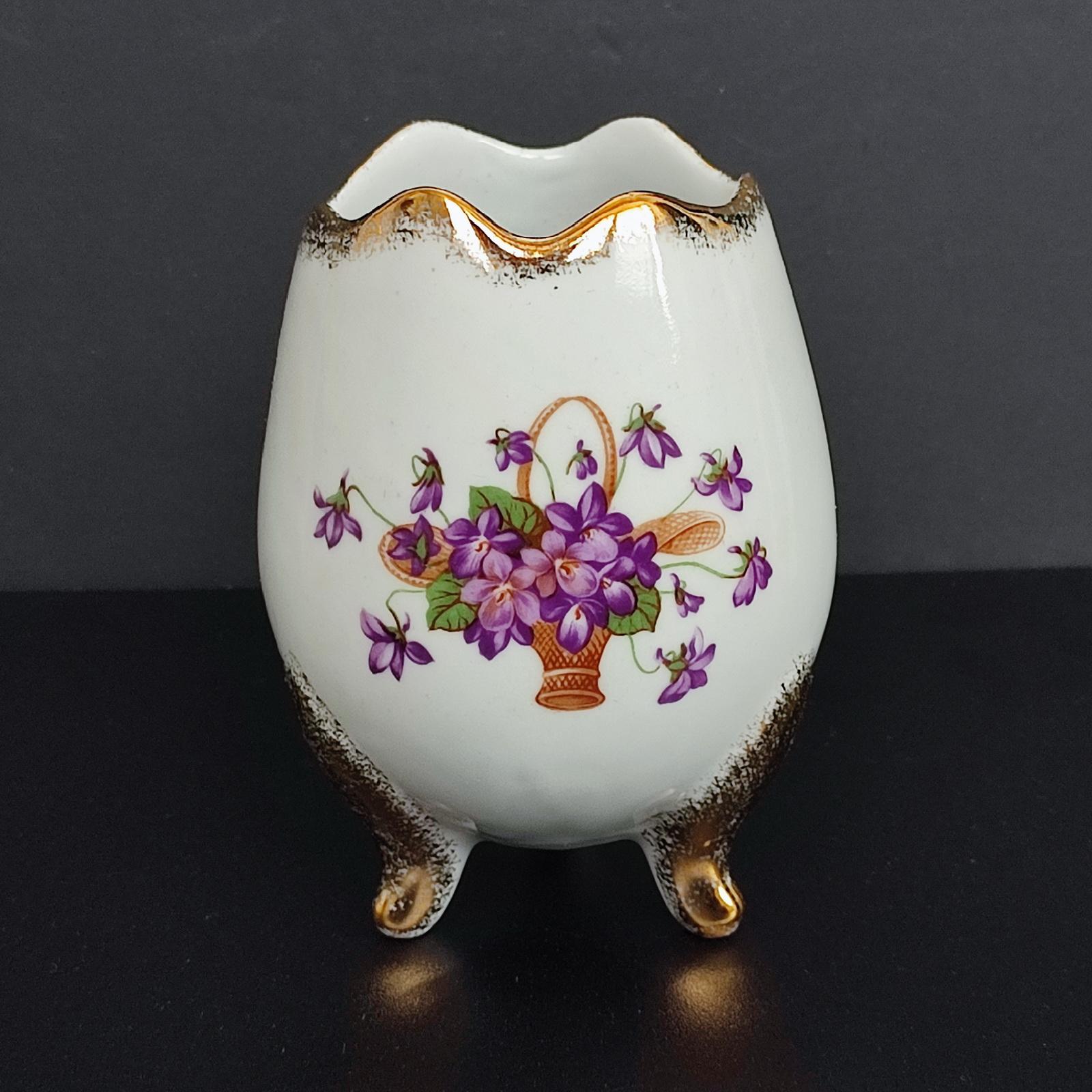 Set of Three German Porcelain Vases, Mid-Century, KPM For Sale 4
