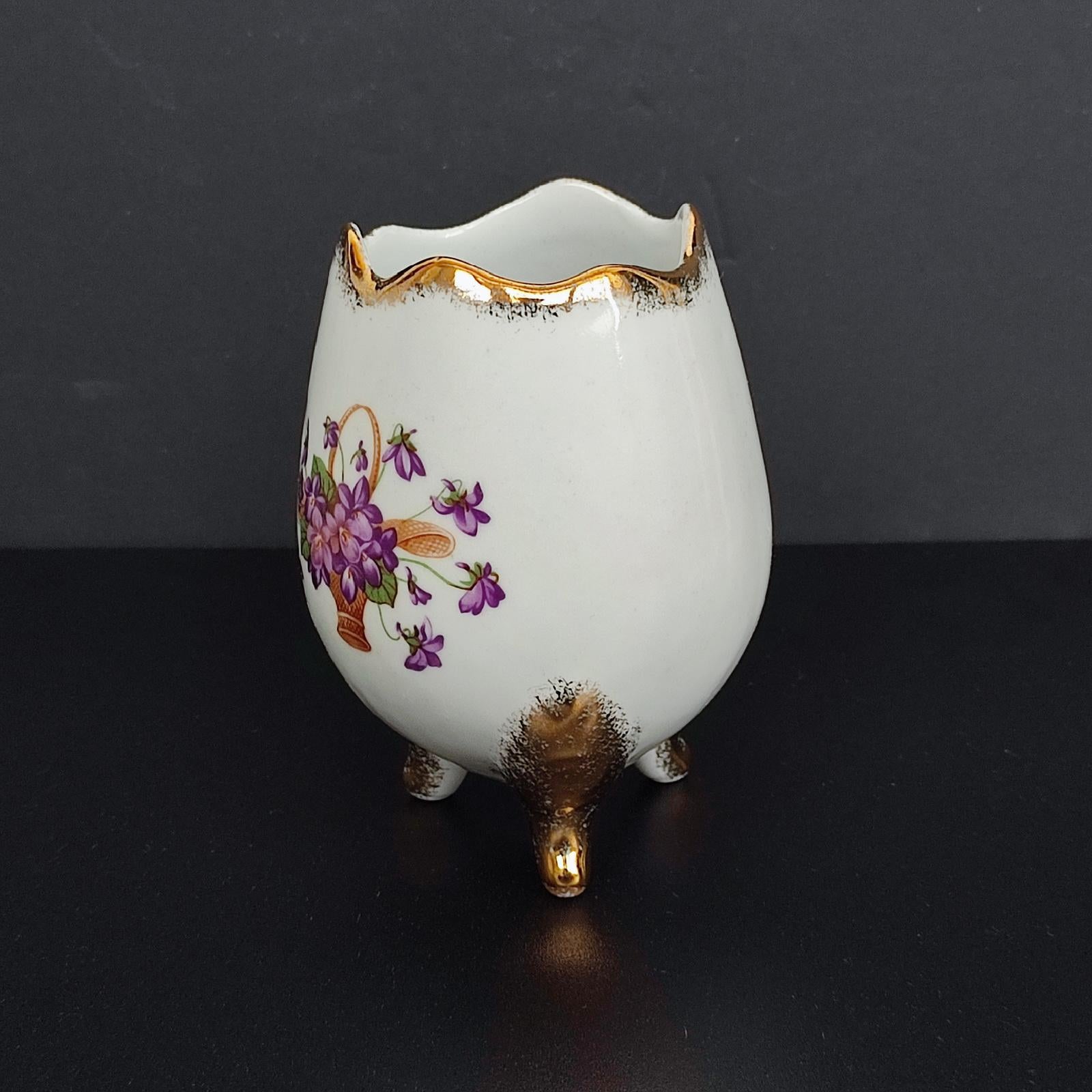 Set of Three German Porcelain Vases, Mid-Century, KPM For Sale 6