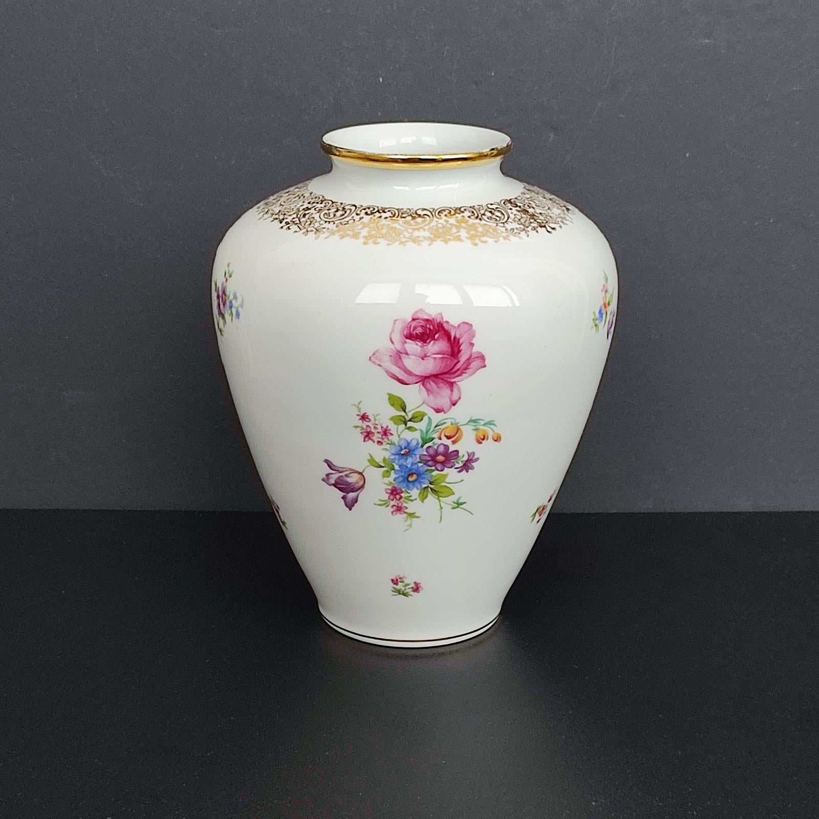 Set of Three German Porcelain Vases, Mid-Century, KPM For Sale 10