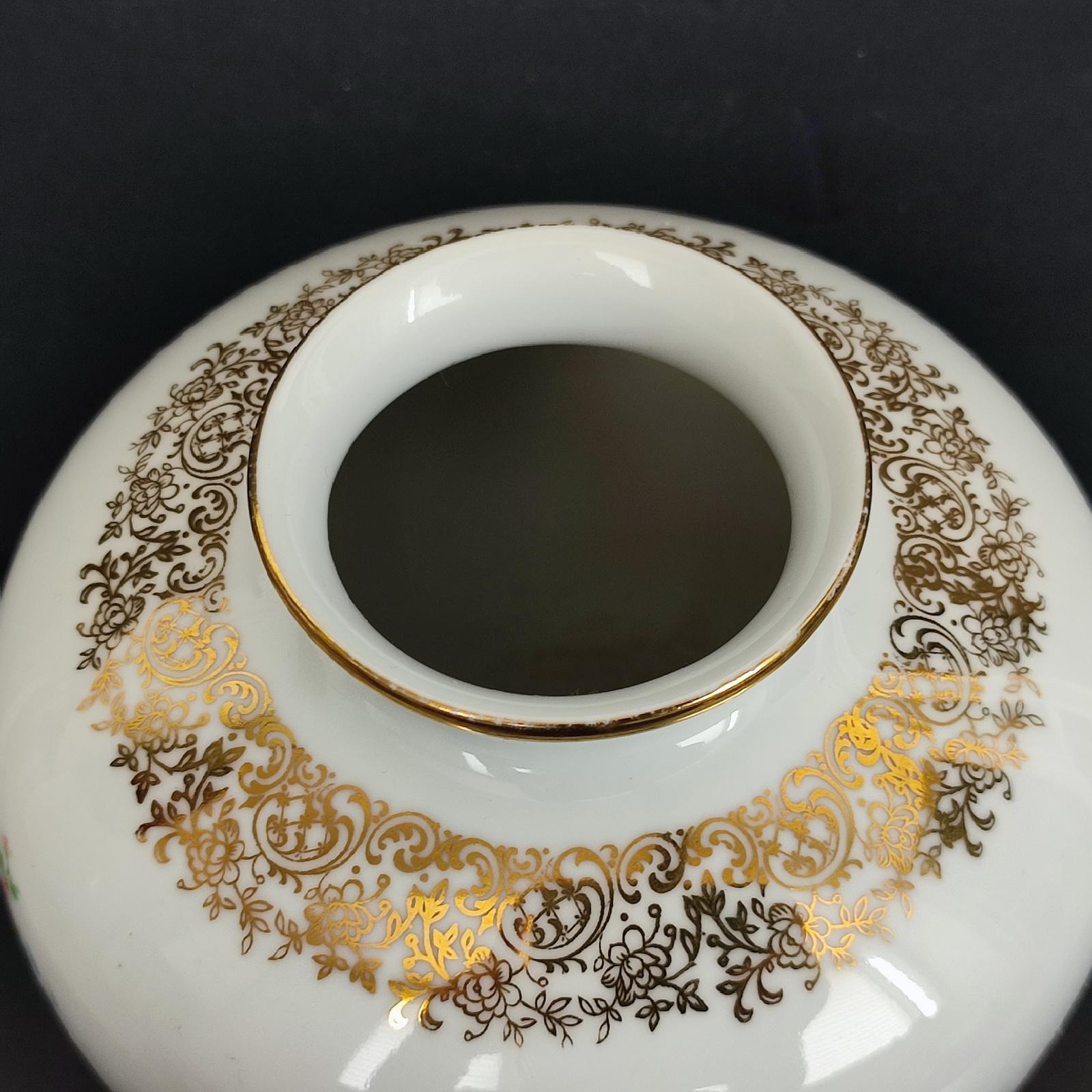 Set of Three German Porcelain Vases, Mid-Century, KPM For Sale 12