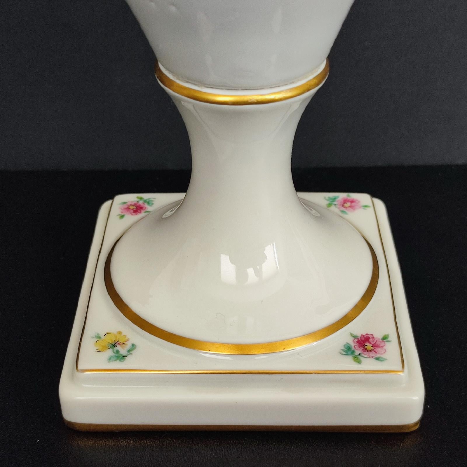 Set of Three German Porcelain Vases, Mid-Century, KPM For Sale 1