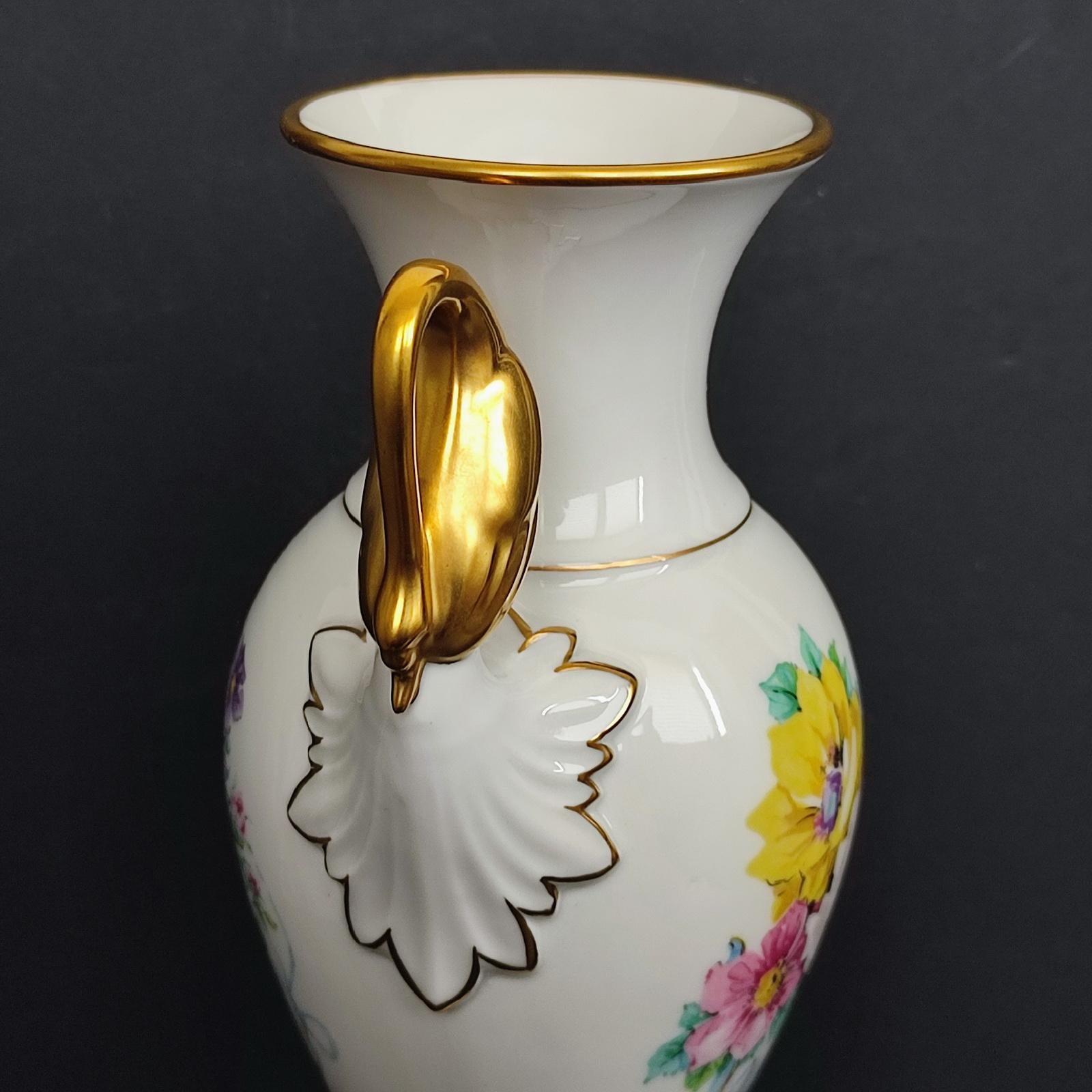 Set of Three German Porcelain Vases, Mid-Century, KPM For Sale 2