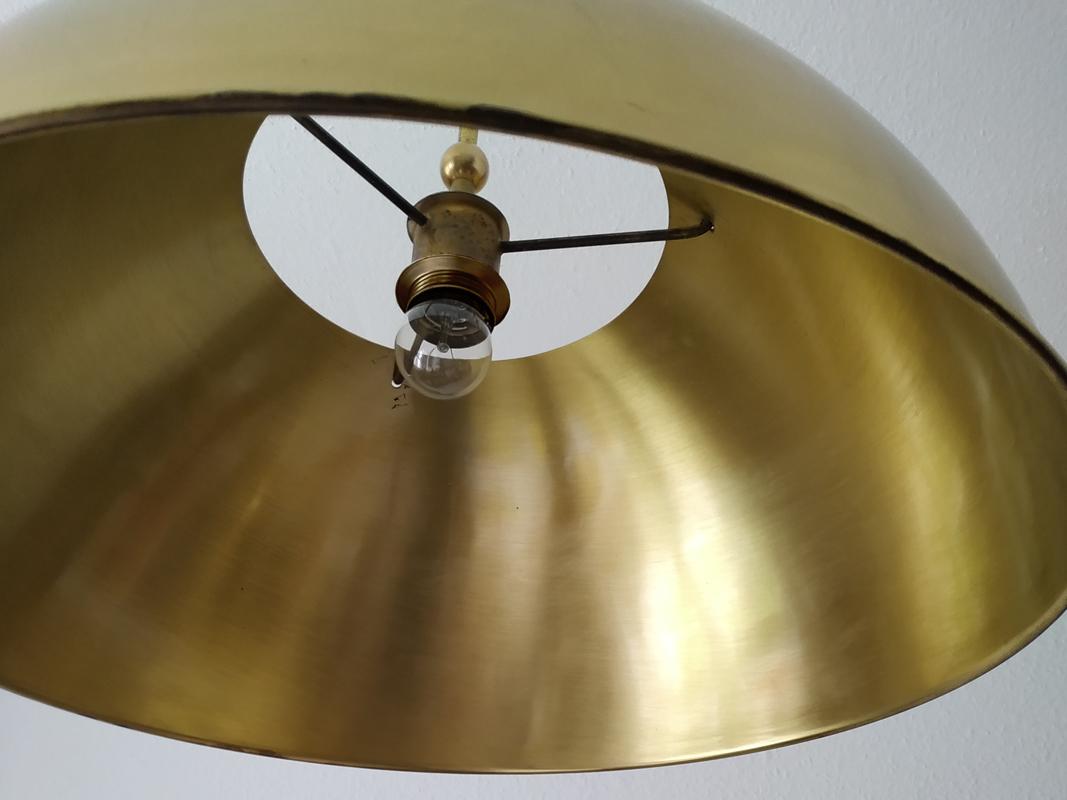 vintage brass pendant light