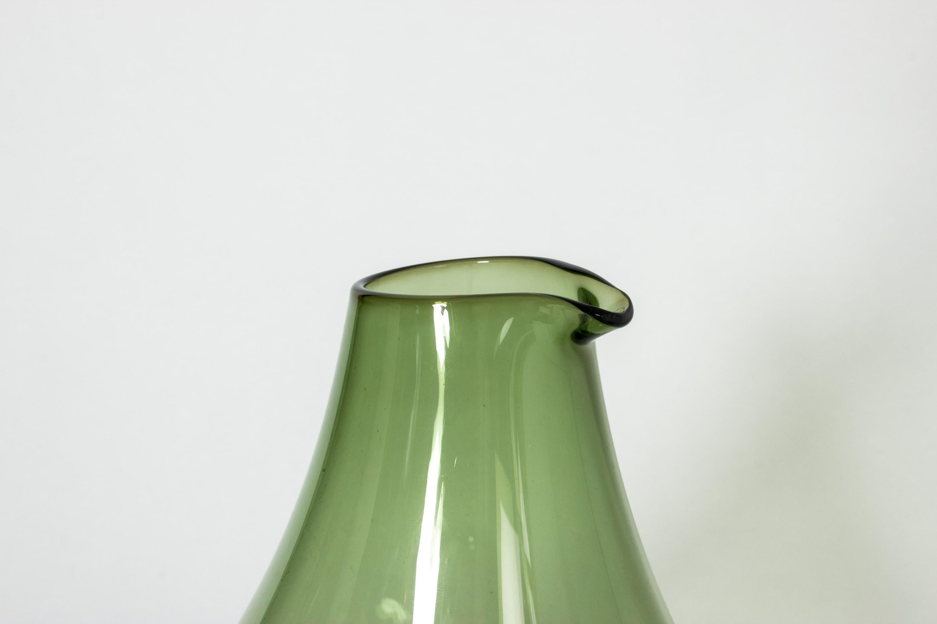 Mid-20th Century Set of Three Glass Vases by Kjell Blomberg