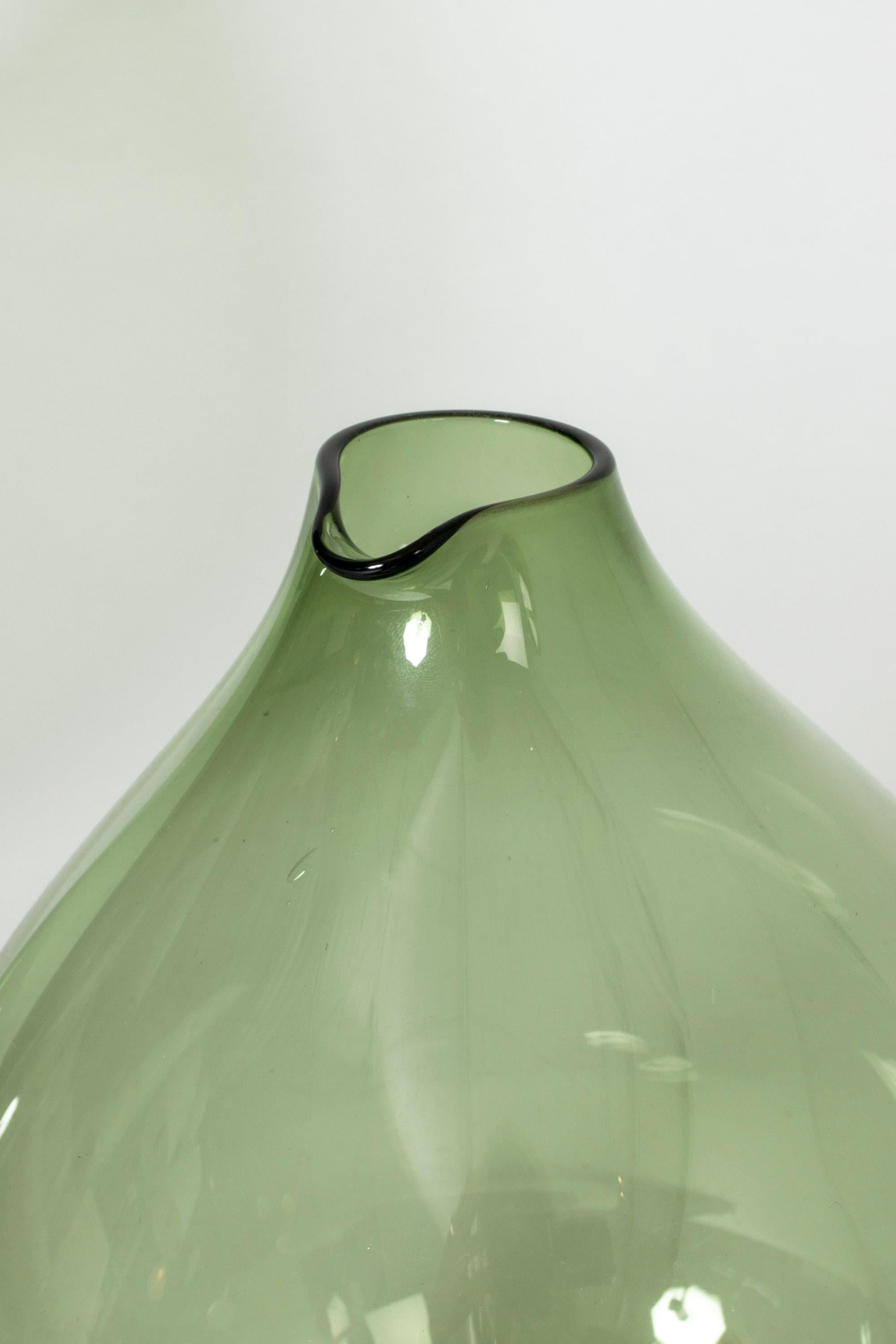Set of Three Glass Vases by Kjell Blomberg 1