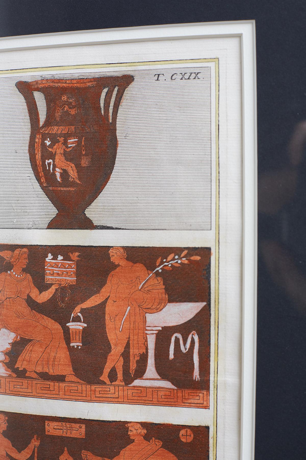 18th Century and Earlier Set of Three Greco-Roman Neoclassical Engravings after Passeri