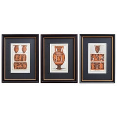 Set of Three Greco-Roman Neoclassical Engravings after Passeri