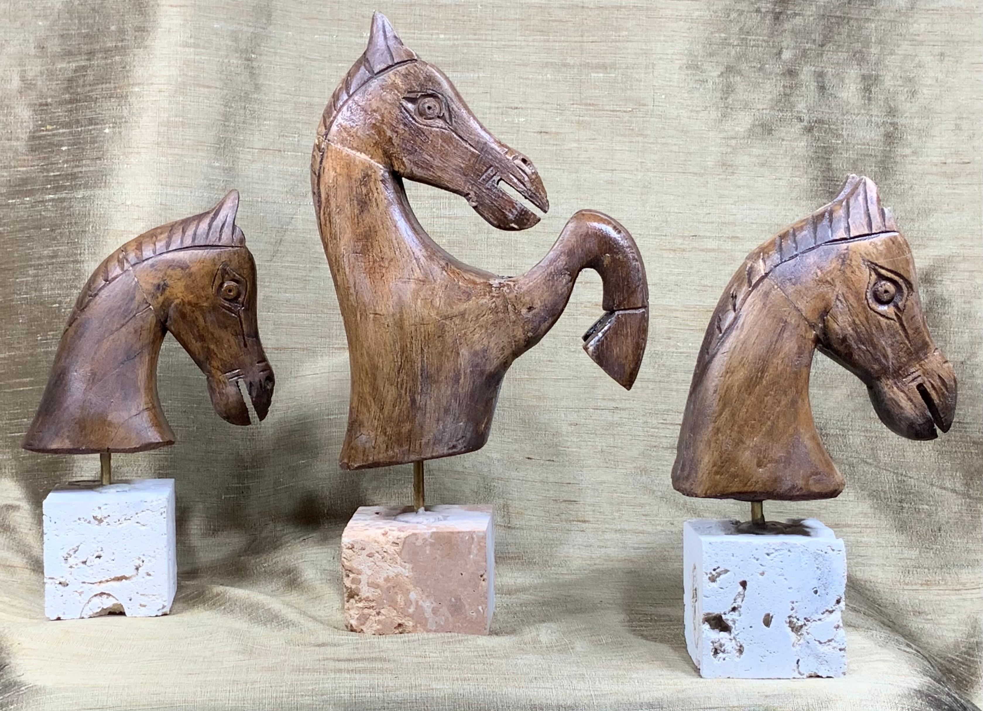 hand carved horse