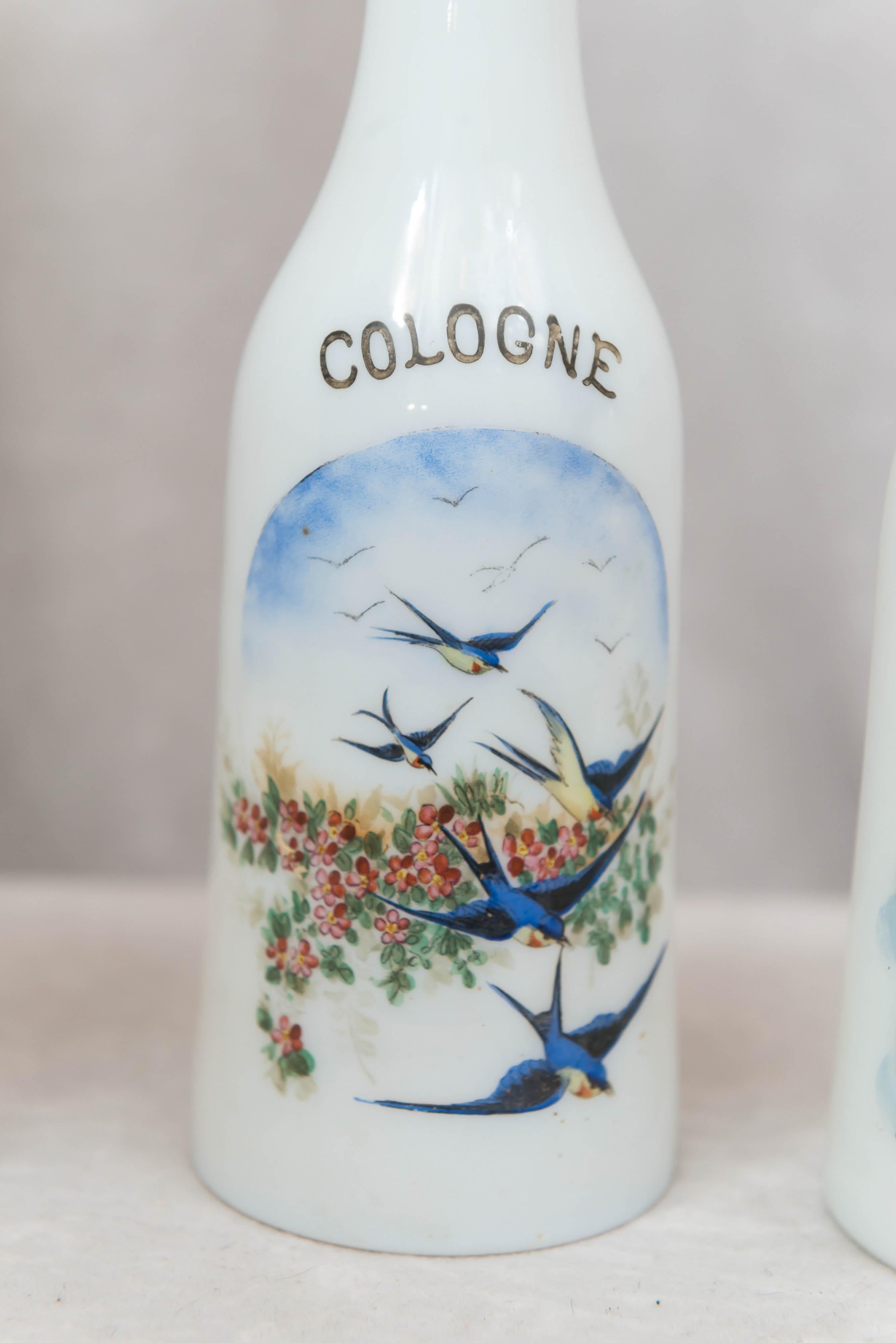 painted milk bottles
