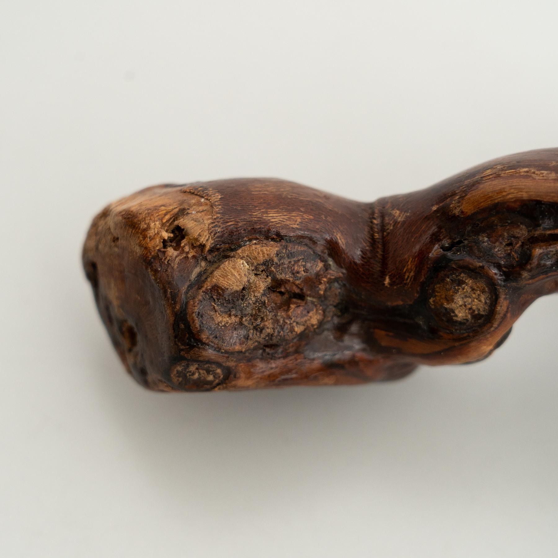 Set of Three Handcrafted 1930s French Vine Wood Corkscrews by Laurent Siret For Sale 5