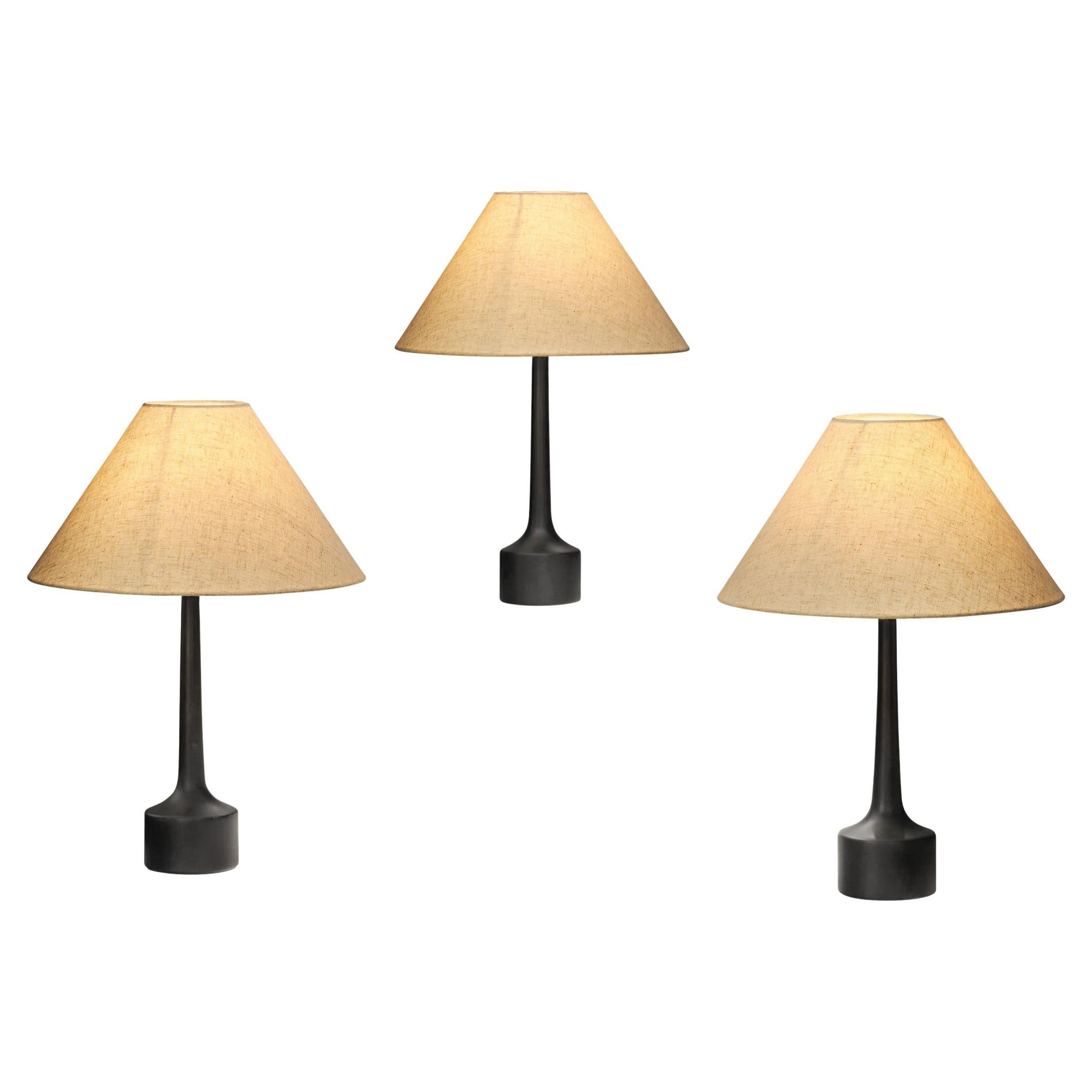 Ensemble de trois lampes de table Hans-Agne Jakobsson pour Markaryd, Suède 20e siècle en vente