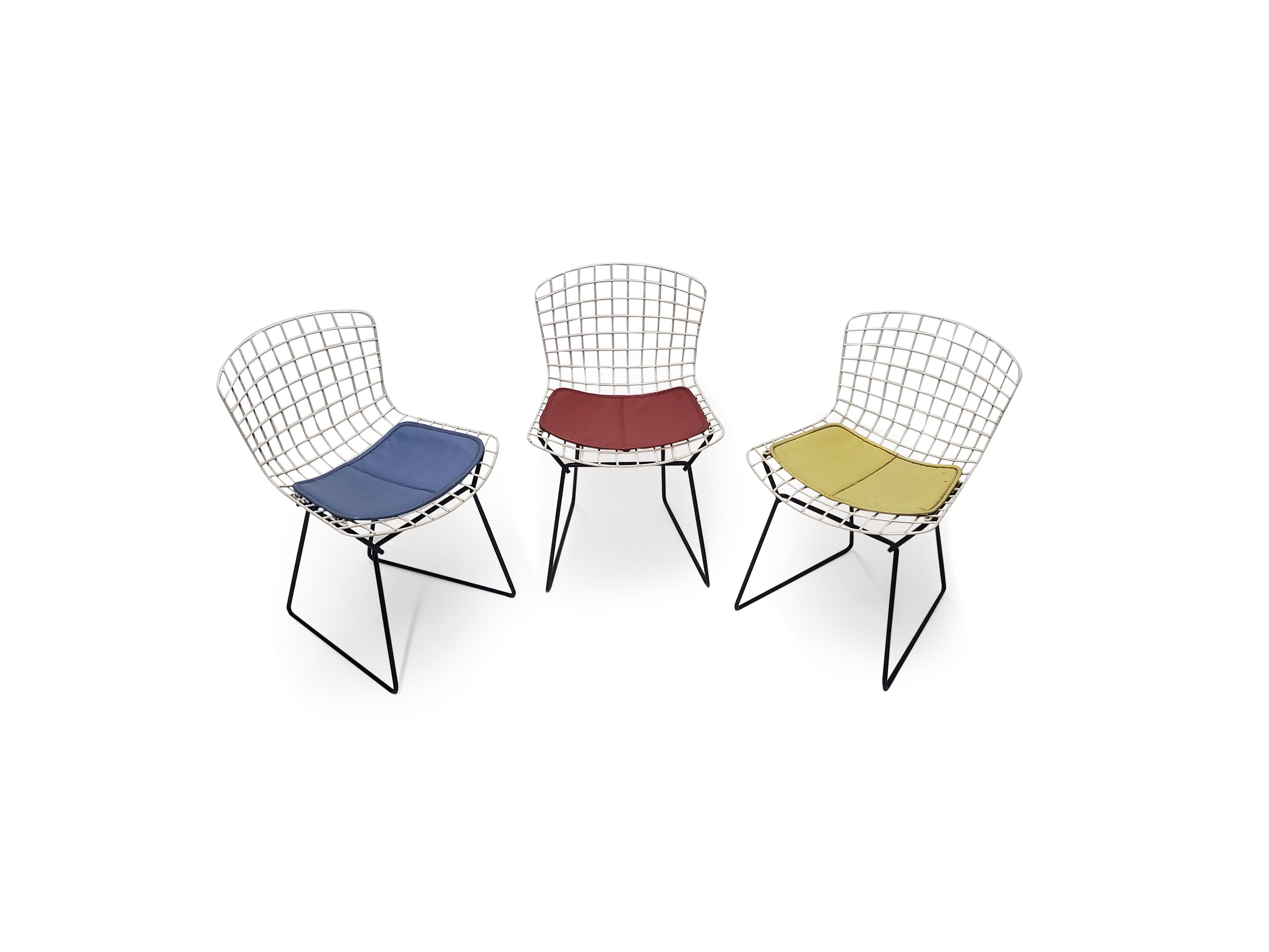 Mid-Century Modern Set of Three Harry Bertoia for Knoll Baby Chairs