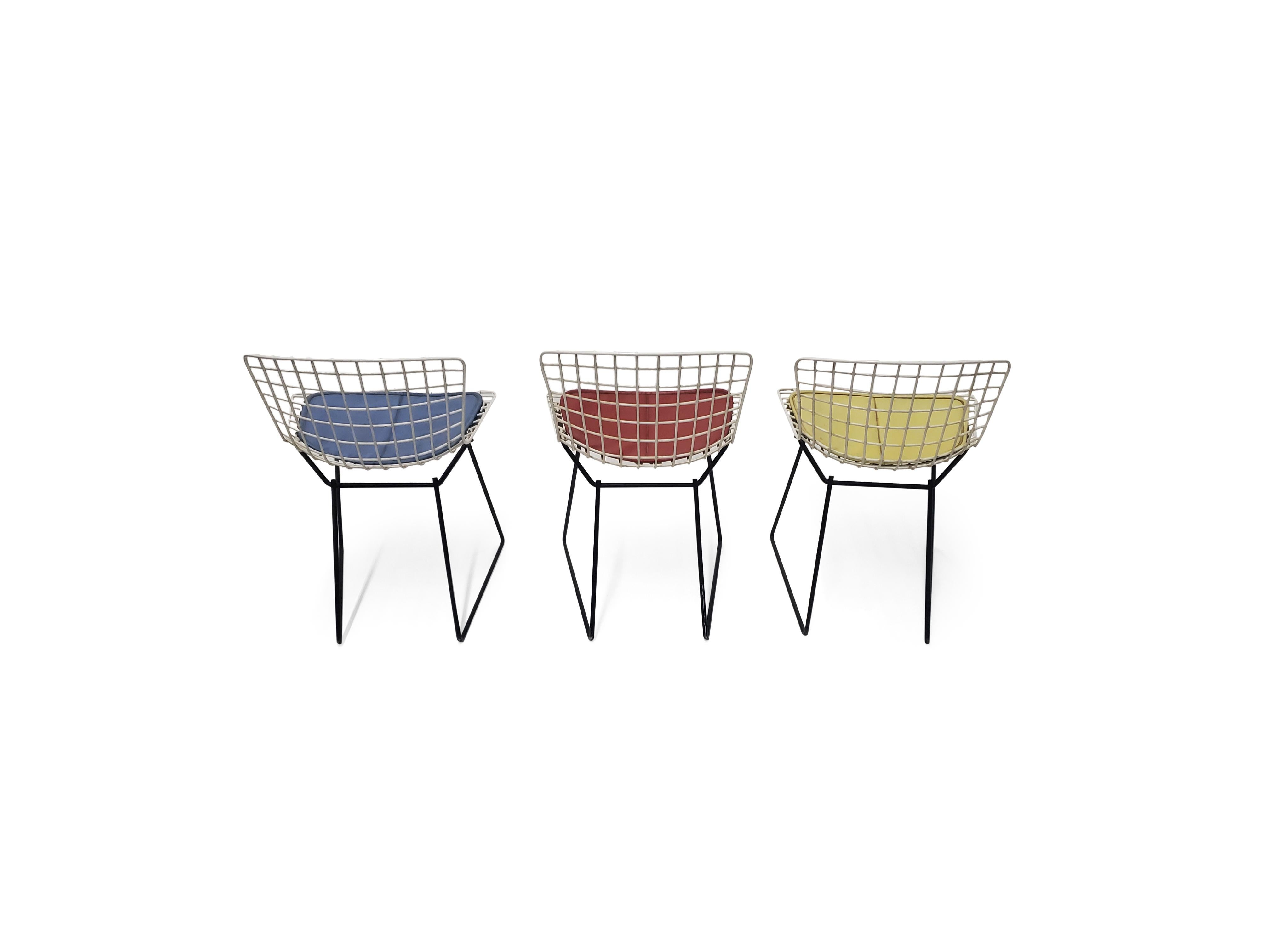 Set of Three Harry Bertoia for Knoll Baby Chairs For Sale at 1stDibs