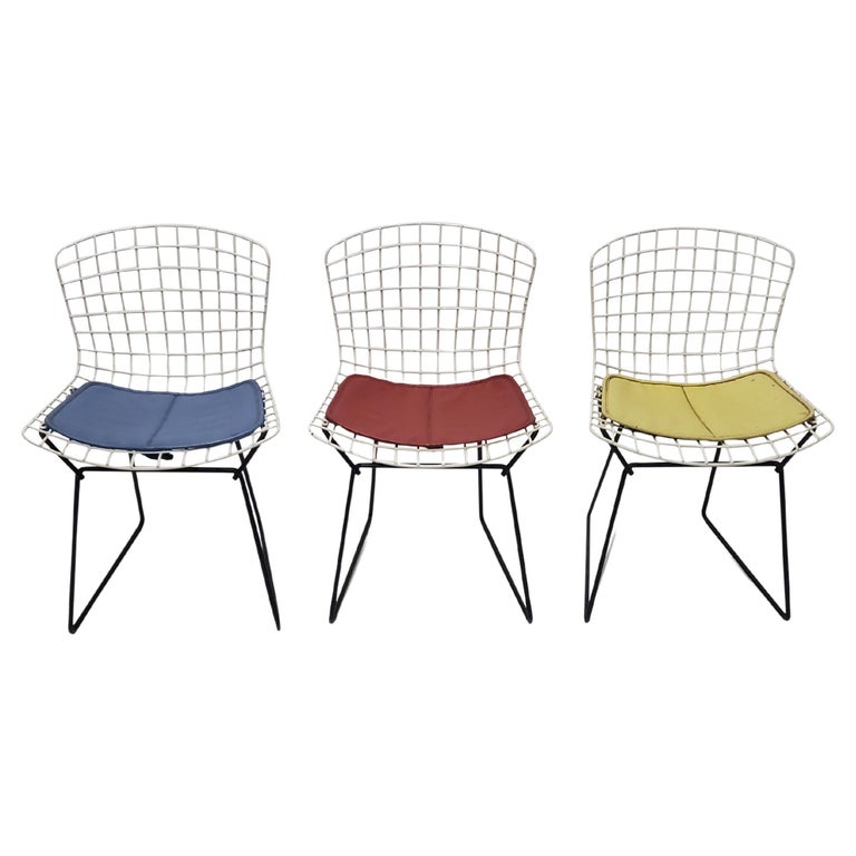 Set of Three Harry Bertoia for Knoll Baby Chairs For Sale at 1stDibs