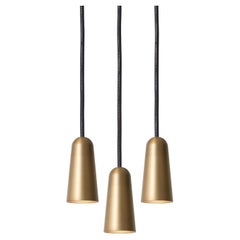 Set of Three Henrik Tengler 3493-6 Massiv Lamp by Konsthantverk