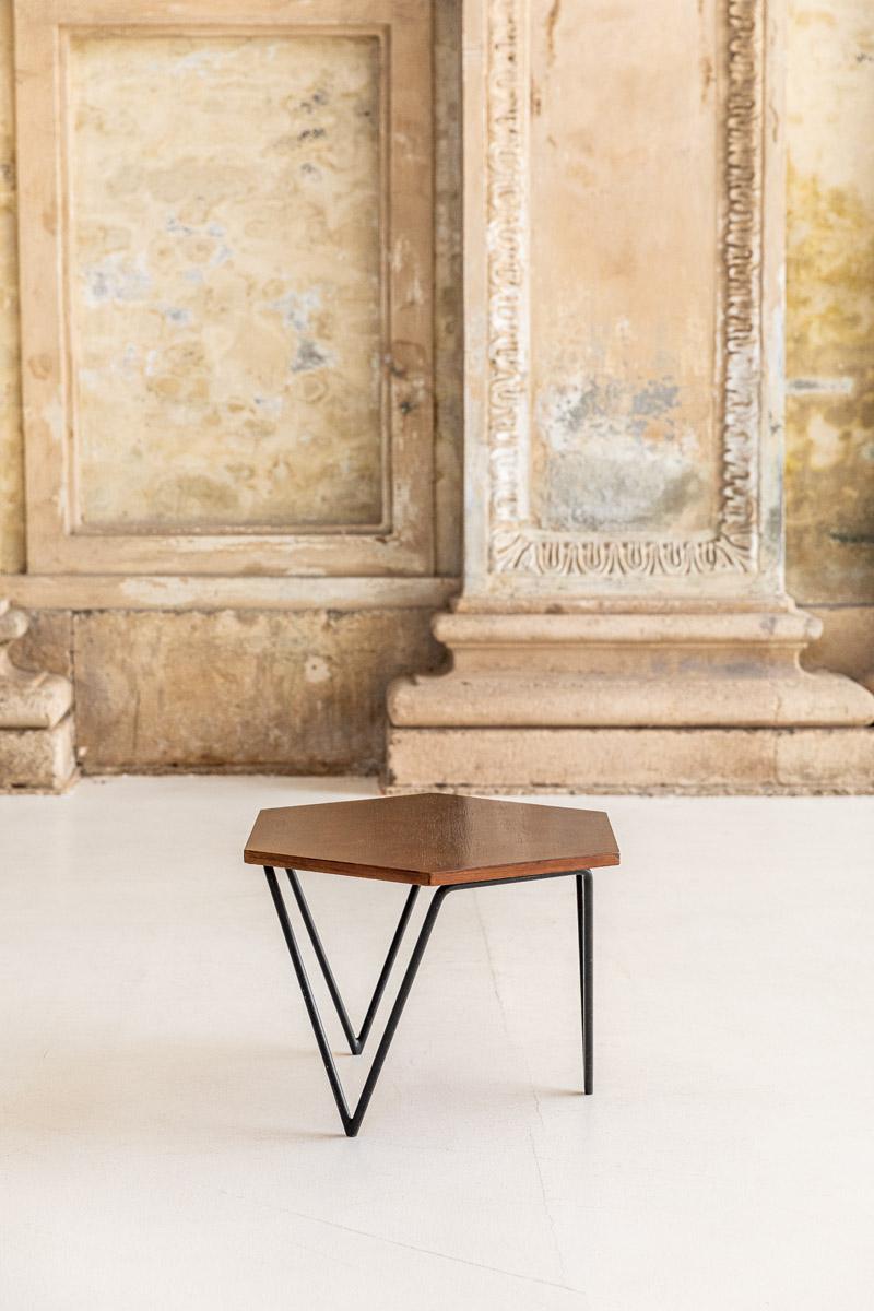 Mid-20th Century Set of Three Hexagonal Coffe Table by Gio Ponti for ISA Bergamo