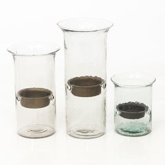 Set of Three Hurricane Candles