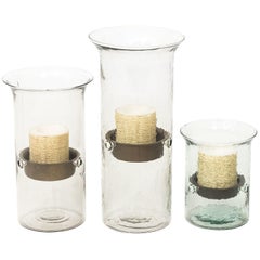 Set of Three Hurricane Candles