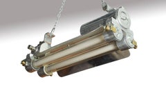 Set of Three Industrial Explosion-Proof Maritime Fluorescent Lights