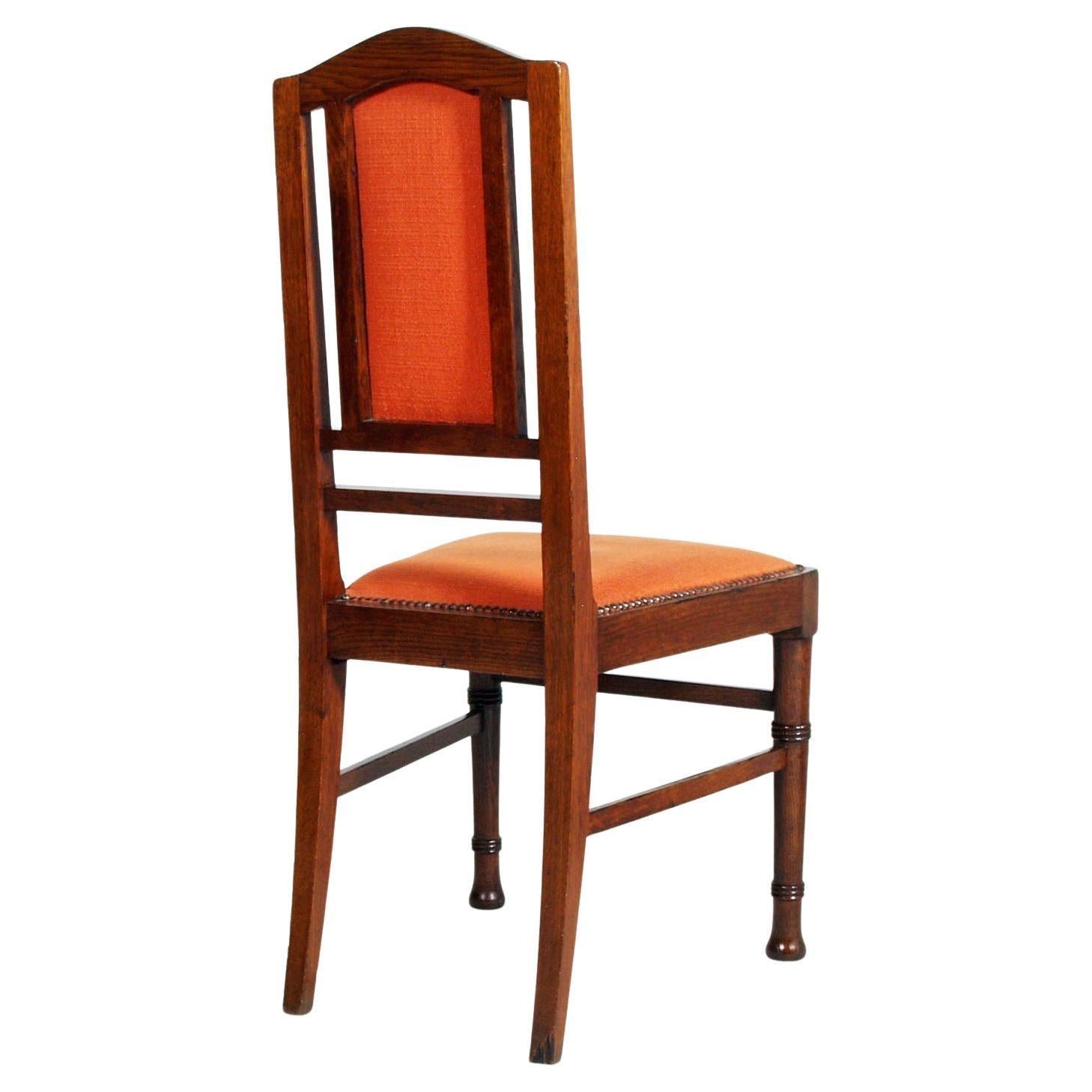 Set of Three Italian Art Deco Walnut Chairs – Desk or Vanity Seating, circa 1930 in vendita 2
