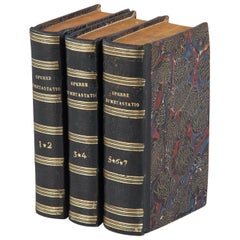 Set of Three Italian Books Operre Di Metastatio, 1819
