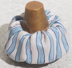 Set of Three Italian Large Ceramic “Saraceno”, Handmade in Ischia, XXI century