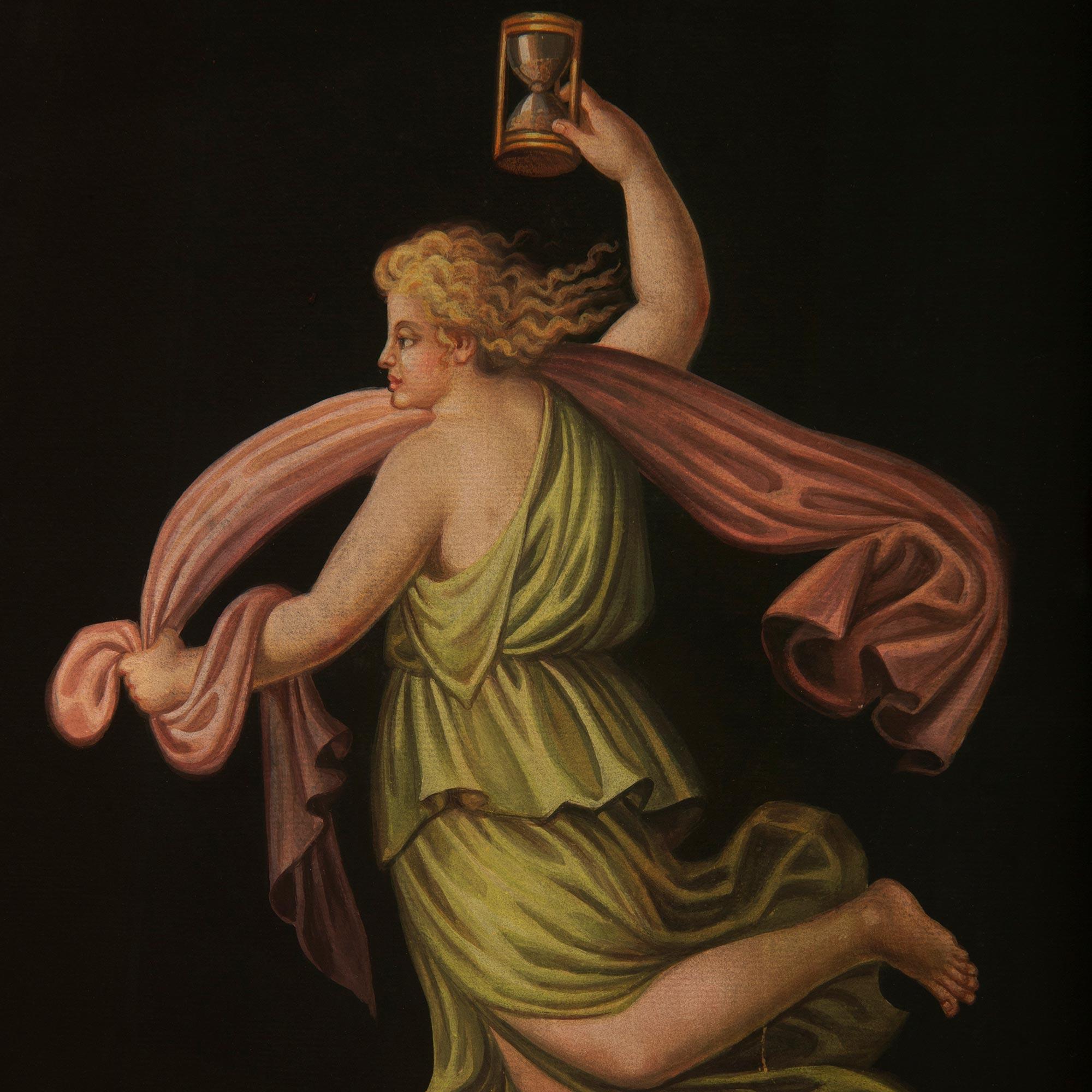 XIX secolo Set di tre gouaches italiane del primo Ottocento in vendita