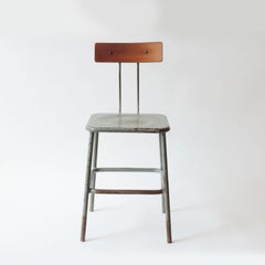 Set of Three Italian Industrial Chairs, Italy, 1950s