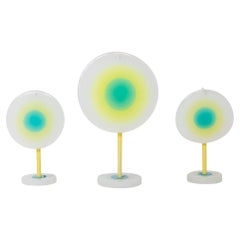 Set of Three Italian Modernist Table Lamps