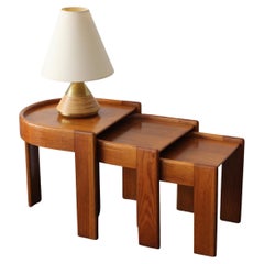 Set of three Italian nesting tables, 1960s
