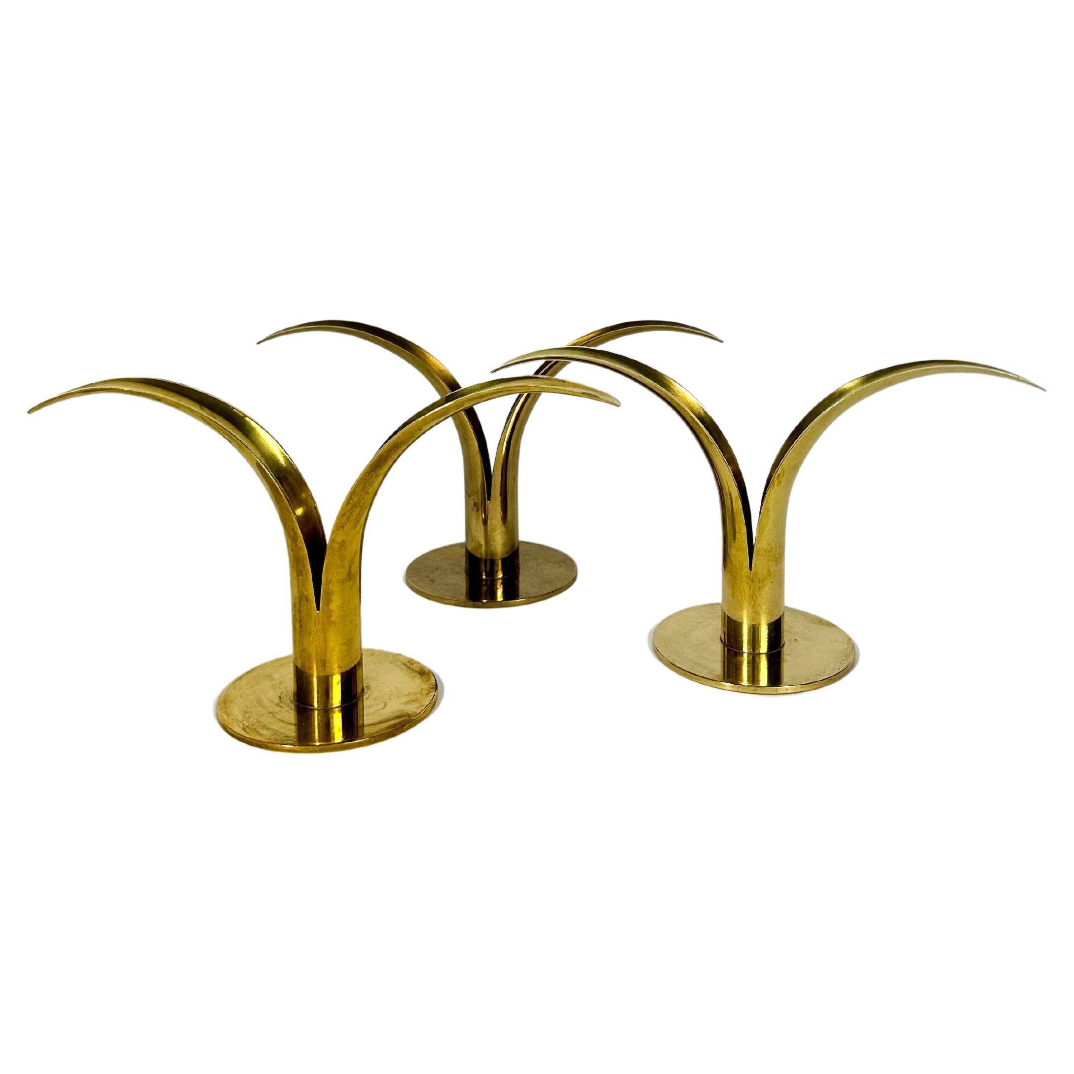 Ivar Ålenius-Björk Lily candle holder (Liljan), designed in 1939 for the Scandinavian Pavillon of the 1939 New York World‘s Fair.

The Lily candle sticks were originally produced by Ystad-Metall in Sweden, all marked with the Ystad-Metall stamp