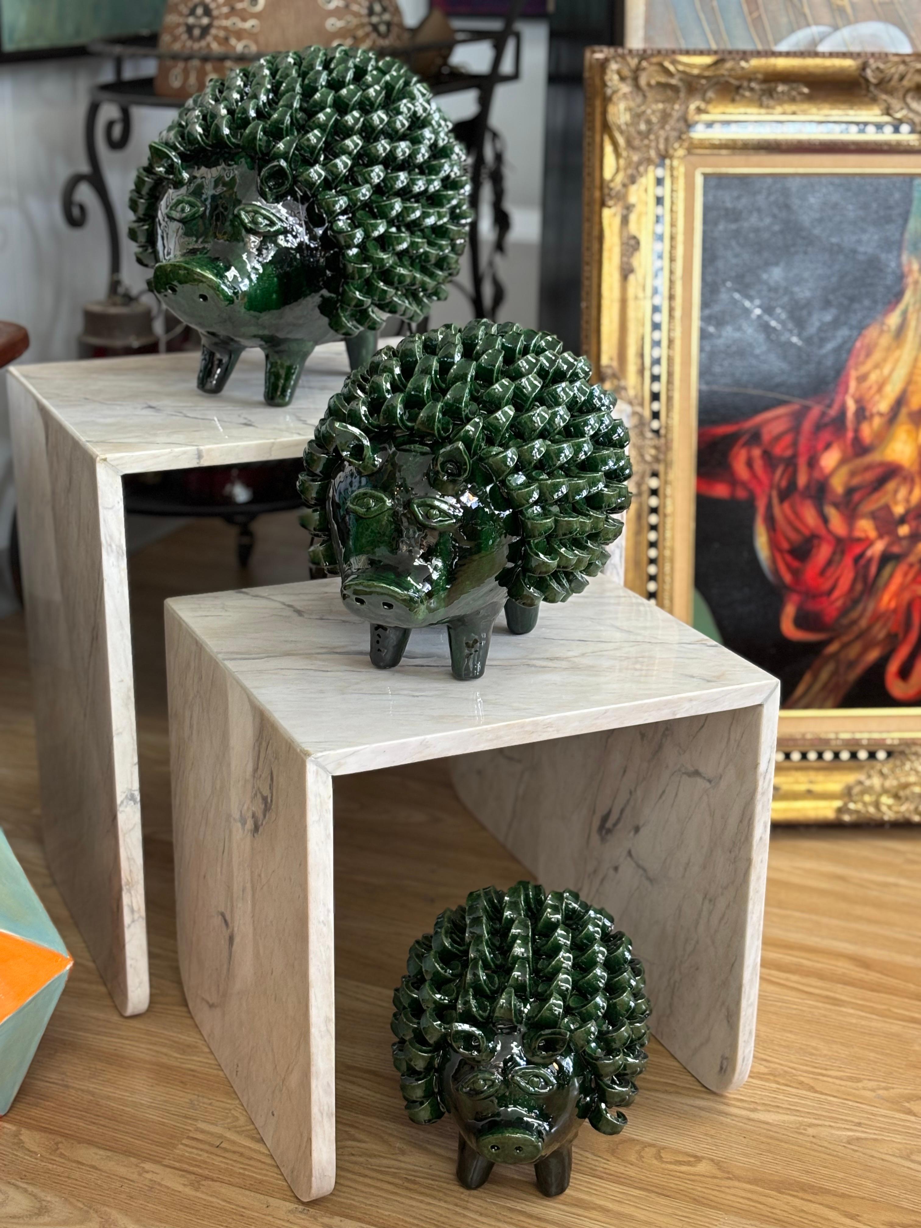 Set of Three Javelina Barro De Pina For Sale 2