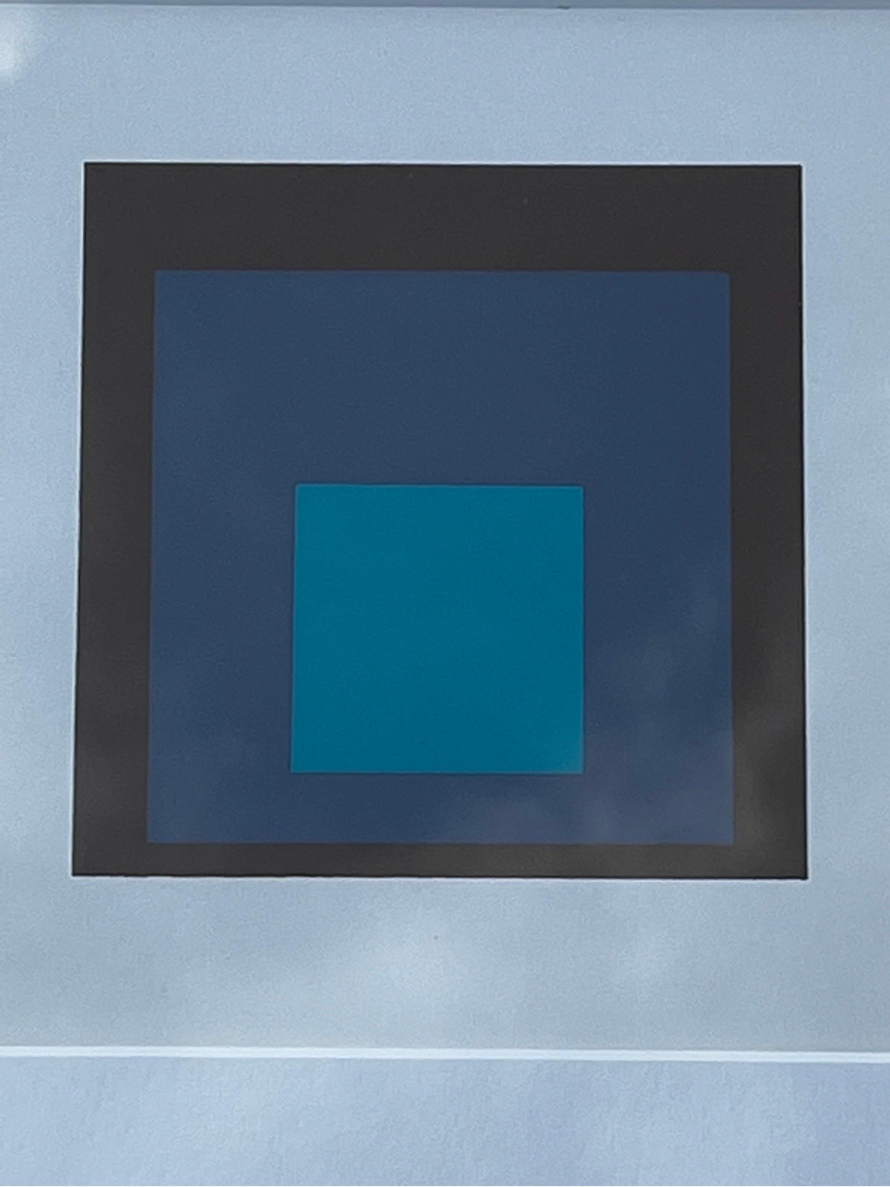 Set of Three Josef Albers Homage to the Square 1965 Promotional Prints, Framed 4