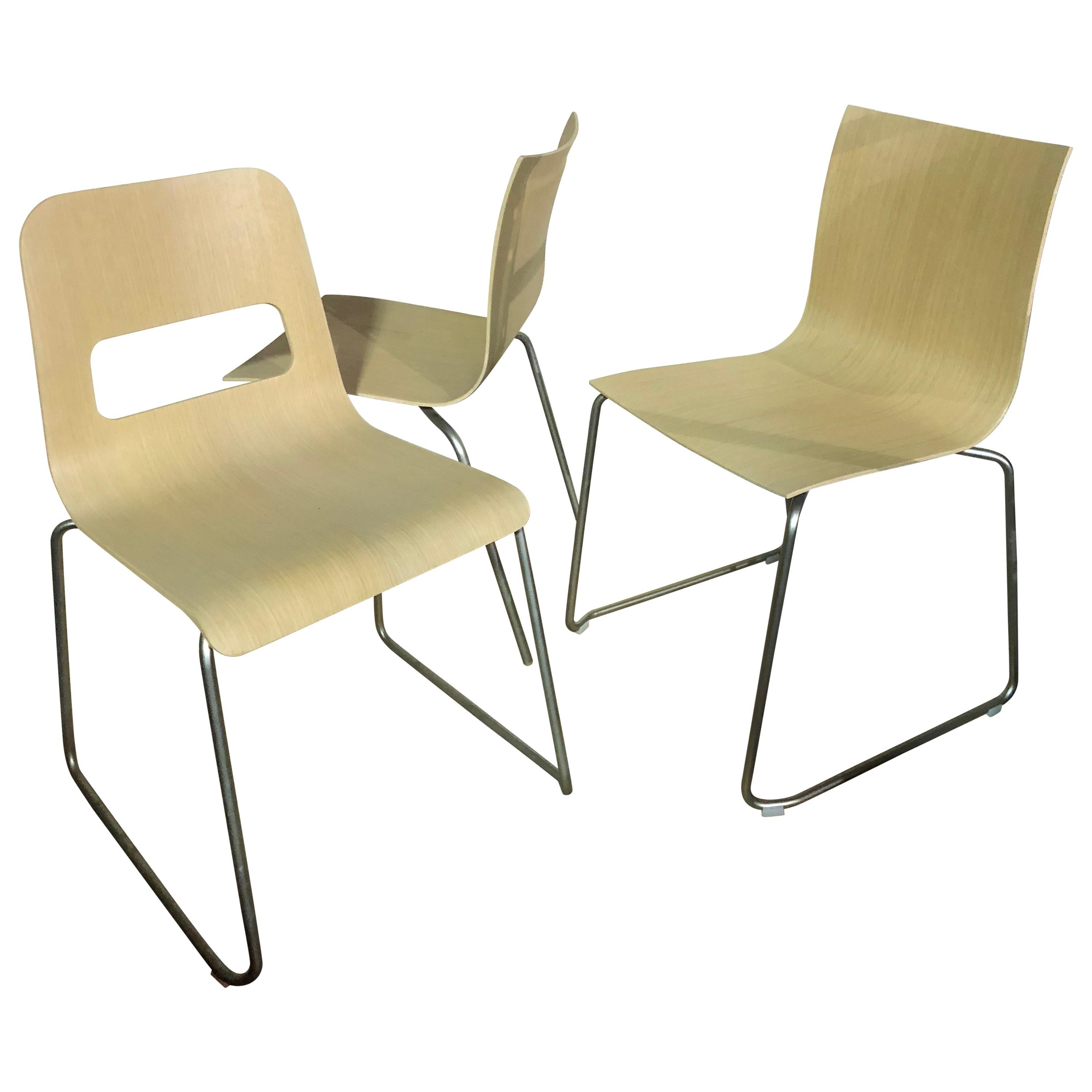 Set of Three LaPalma Thin and Hole Chairs